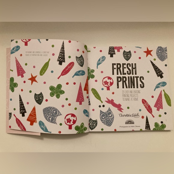 NEW Fresh Prints 25 Easy Enticing Printing Projects to Make at Home DIY By Leech - Picture 15 of 17